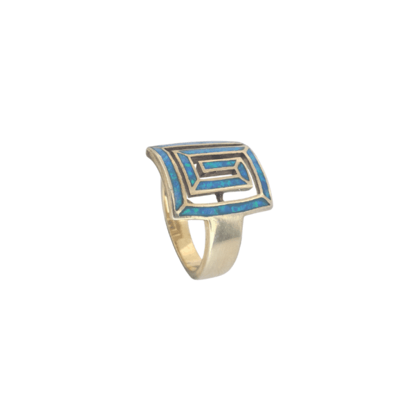 Ασημένιο Δαχτυλίδι Με Οπάλιο